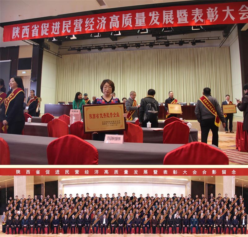 熱烈祝賀藍曉科技陜西省優(yōu)秀民營企業(yè)
