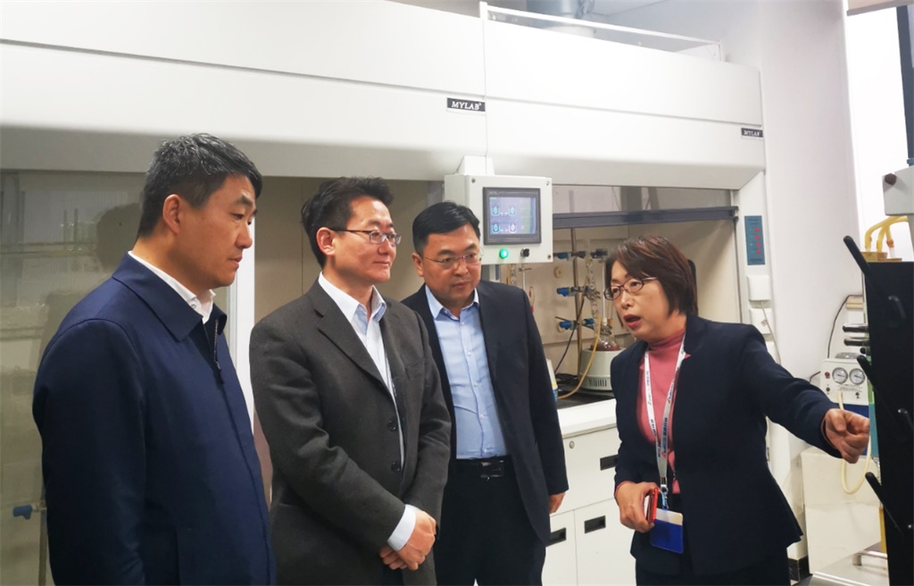 延安市副市長(zhǎng)高昕昱同志一行來(lái)公司考察指導(dǎo)工作