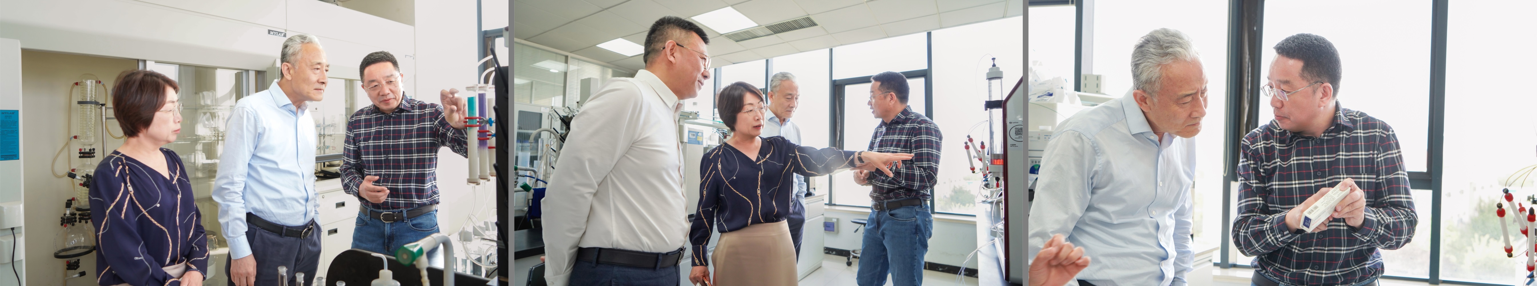四川大學(xué)校長汪勁松一行蒞臨藍(lán)曉科技參觀交流